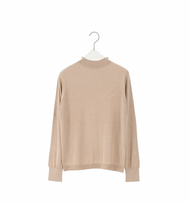 シャンパーニュニット/ステンカラーsoutiencollar