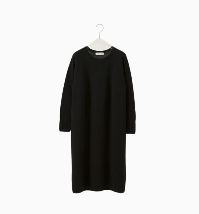 シフォンニット/ステンカラーsoutiencollar