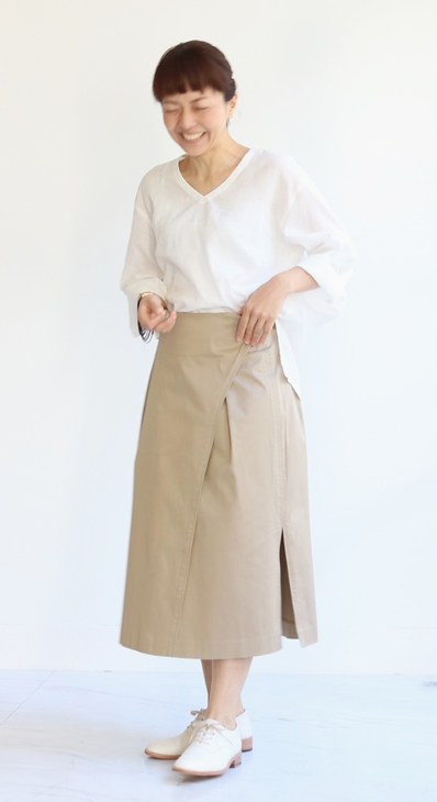 ギャルソンチノ巻きスカート」「Garcons Chinos Wrap-around Skirt ...