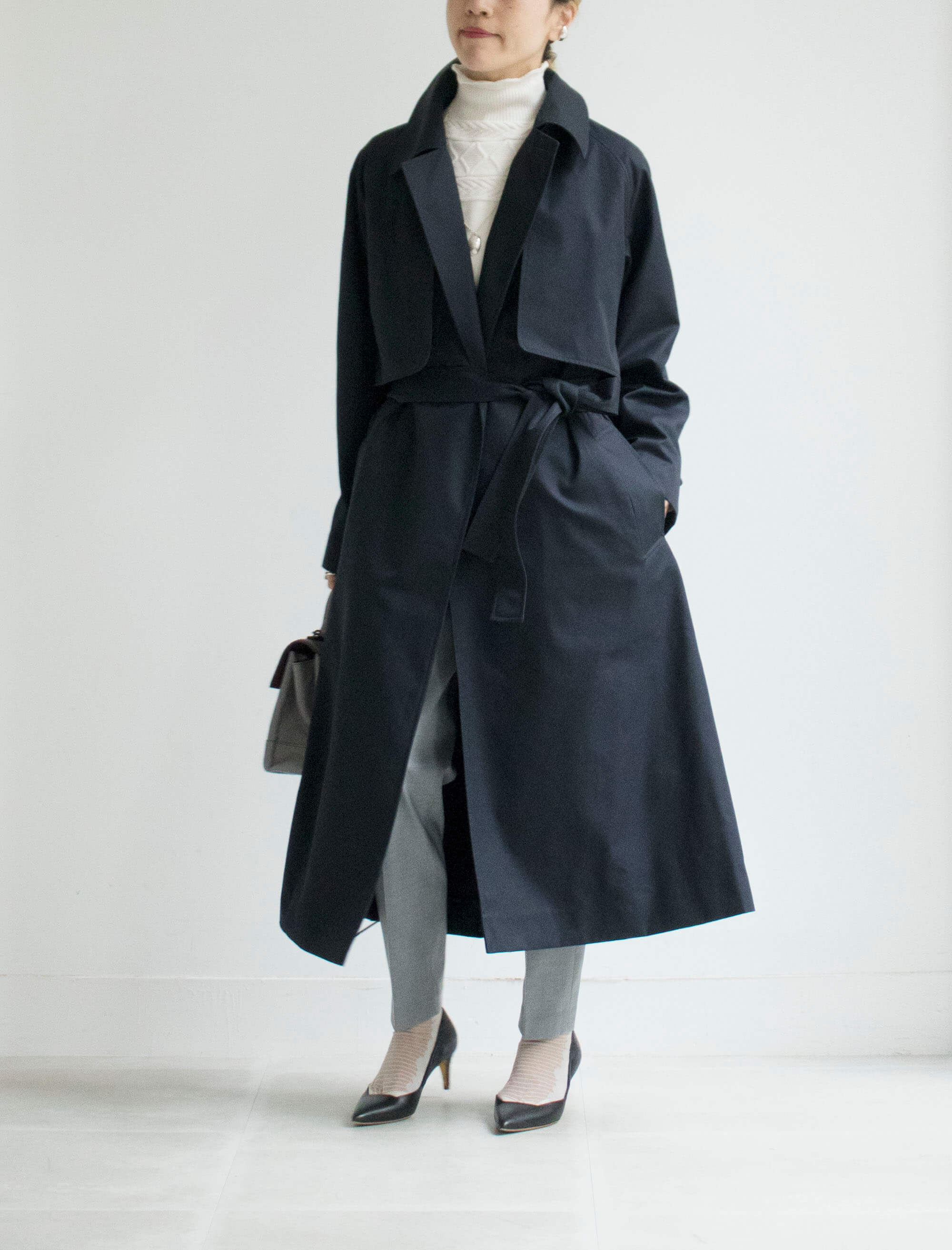 トップコート NAVY」「Top Coat」 NAVY soutiencollar(ステンカラー