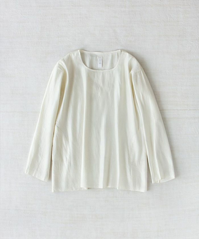 dosa ドーサ tunisian top w/hand stitching | マドリガル公式サイト 