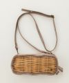 エバゴス　ウォレットショルダー　ebagos ebagos エバゴス ショルダーレザー籐付き財布 OAK | マドリガル