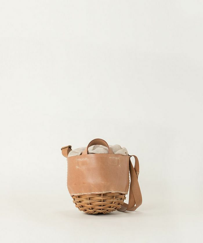 ebagos ミニどんぐり オイルショルダー BEIGE エバゴス | マドリガル 
