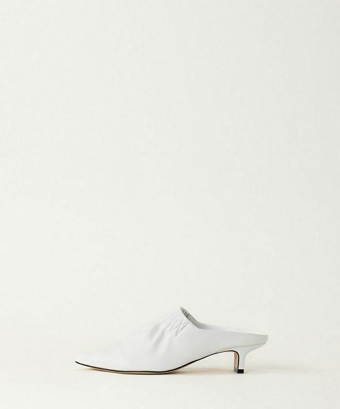 SIGERSON MORRISONMARIE SLIDE-ON MULE BIANCOシガーソンモリソン 
