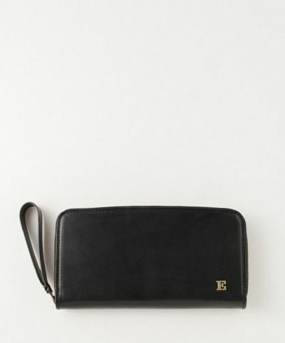 エバゴス☆長財布☆ebagos☆カーフレザー☆ブラック☆がま口 エバゴス☆長財布☆ebagos☆カーフレザー☆ブラック☆がま口