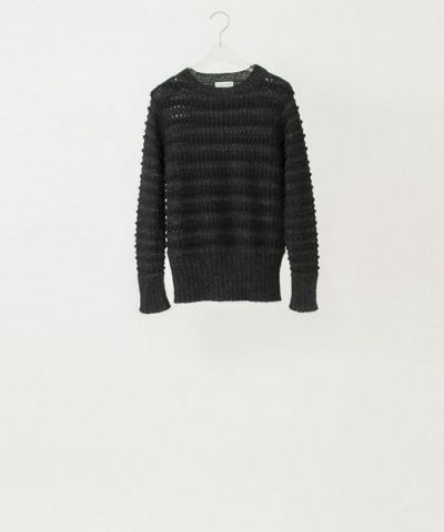 ANTIPAST クルーネックヴェルラン ブラックウール長袖トップス M