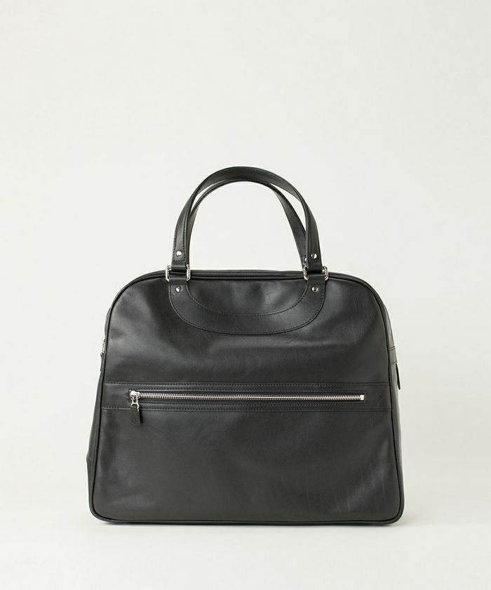 JACQUES LE CORRE カーフレザー リスボン 中 BLACK ジャックルコー  