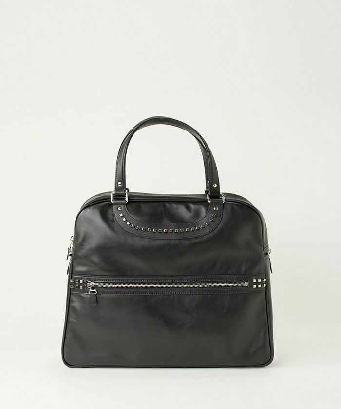 JACQUES LE CORRE カーフレザー リスボン PAVE 中 BLACK