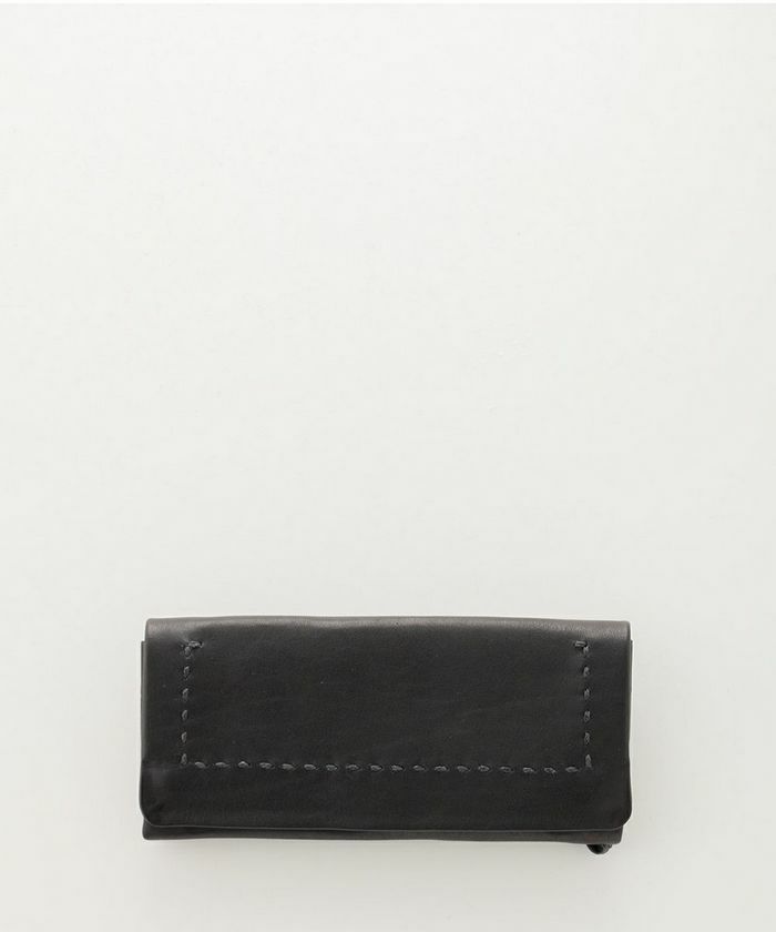 ebagos 牛ソフト ソフト長財布 BLACK エバゴス | マドリガル公式サイト 