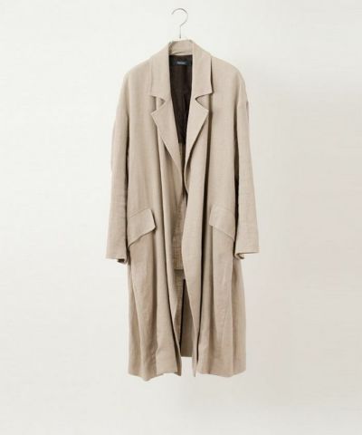 デイリーコートLinen Chesterfield Coat ナチュラルAtaraxia