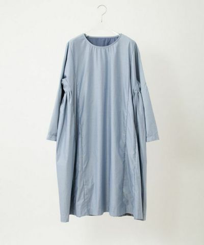 CASEY CASEYPYJ ROUCH DRESS - R DENIM INDIGO ケーシー 