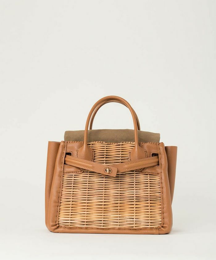 ebagos スタイリストバッグ 型押しキップ CAMELエバゴス | マドリガル  