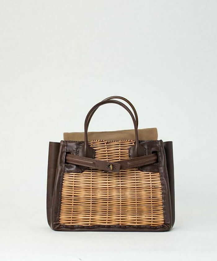 ebagos オイルショルダー・ベルトバッグトート型 CHOCO（スタイリスト 