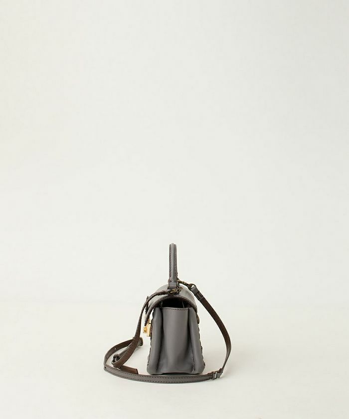 ebagos エバゴス/カーフ・ハンドバッグ SS（かっちりバッグプティ）