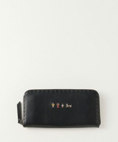 HENRY BEGUELINWALLET OCEAN M CUOIO/ NEROFAMILY OMINOエンリー