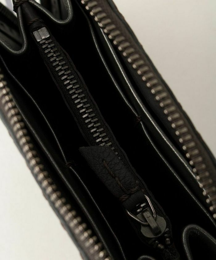 HENRY BEGUELINWALLET MEDITERRANEO MAT.BOVINE PRINTED CERVO T.MOROエンリー ベグリン