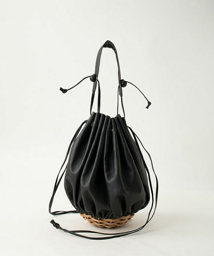 エバゴス ebagos カバン　エナメル 黒ミナペルホネン コムデギャルソン ebagosブライドルレザー2本手 BLACK エバゴス | マドリガル公式