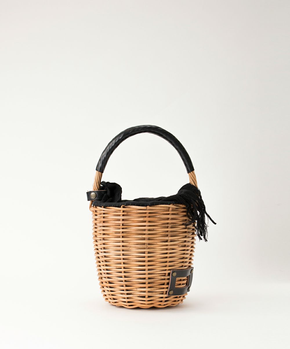 ebagos ブライドル バケツM バスケット（ミニバーキン）BLACKエバゴス  