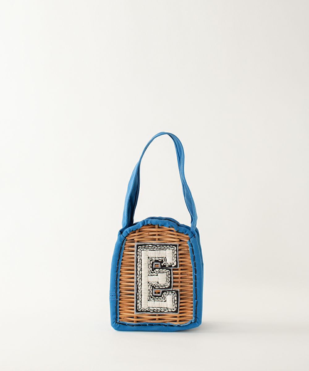 ebagos お買い物バッグEワッペン BLUE エバゴス | マドリガル  