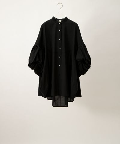 ウェイヴィシャツ BLACK」「Wavey shirt Black」soutiencollar（ステン 