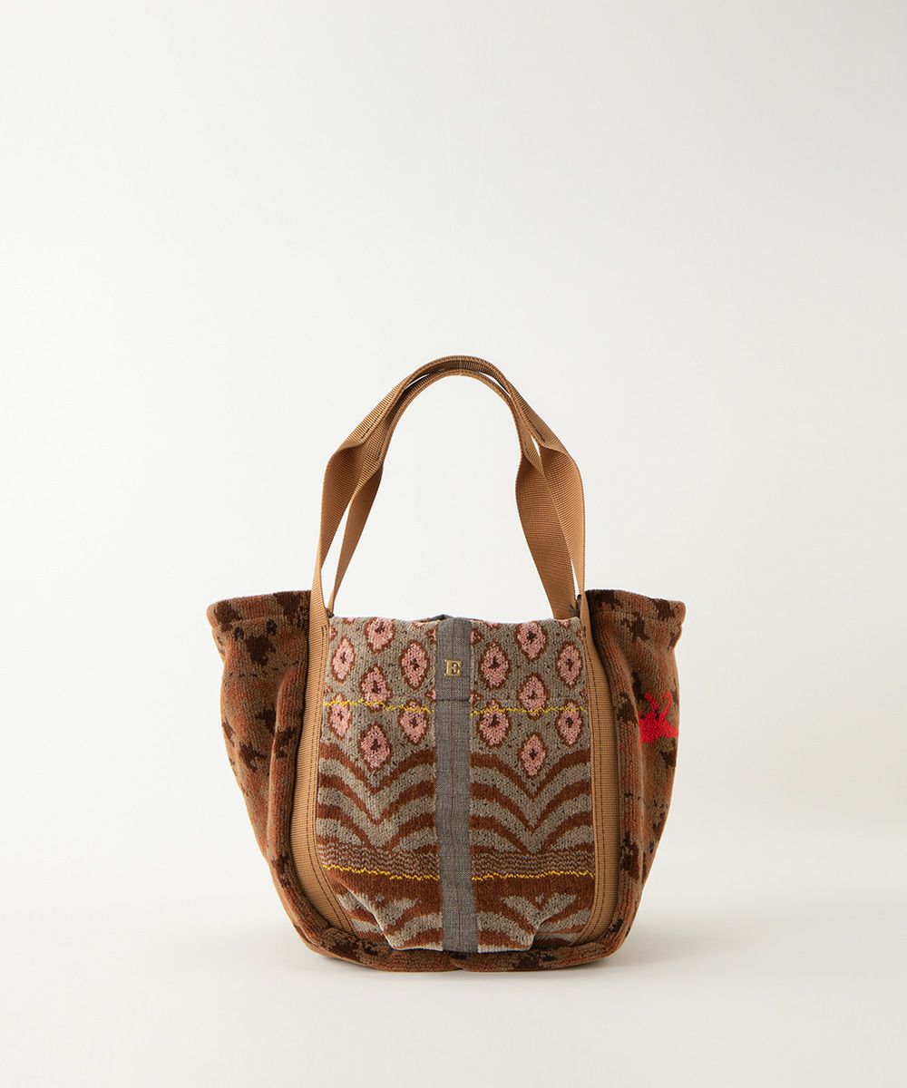 ebagos シェニール・アーカイブ・ふっくらトート D 2016AW×2021AW  