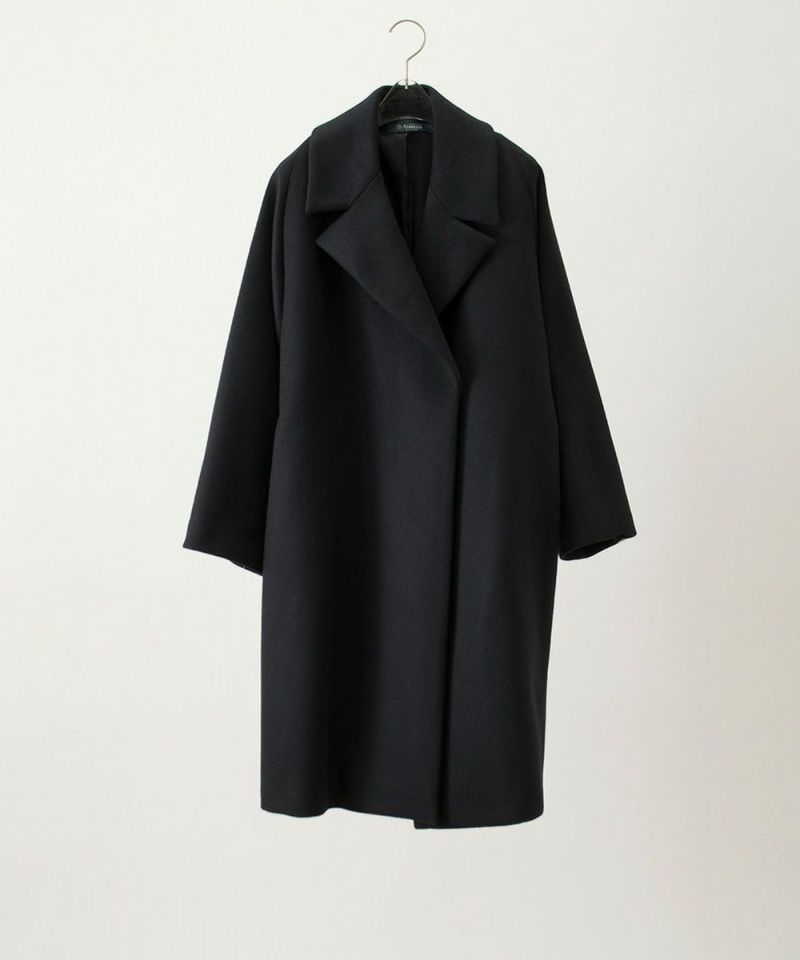 「フォローコート 」BLACK, 「Follow Coat」BLACK, soutiencollar（ステンカラー）