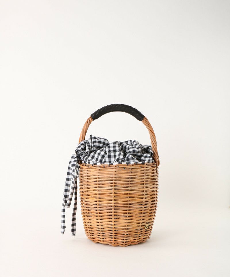 ebagosパールバケツM・バスケット GINGHAMエバゴス | マドリガル公式  