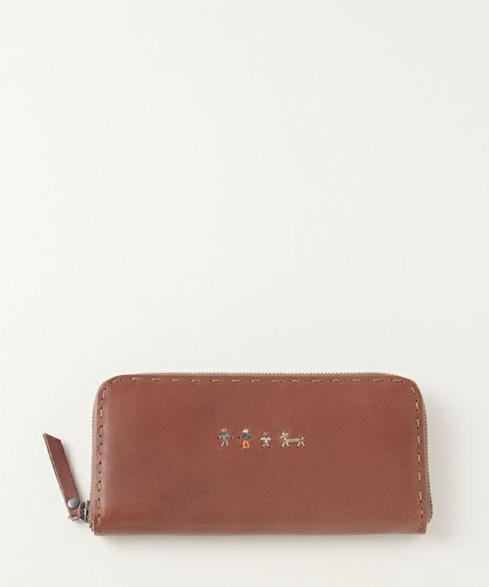 HENRY BEGUELINWALLET OCEAN M CUOIO/ BRANDYFAMILY OMINOエンリー 
