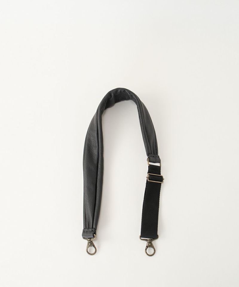 エバゴス　ソフトショルダーベルト フニュ・シュリンク BLACK ebagos エバゴス フニュ シュリンク ソフトショルダーベルト
