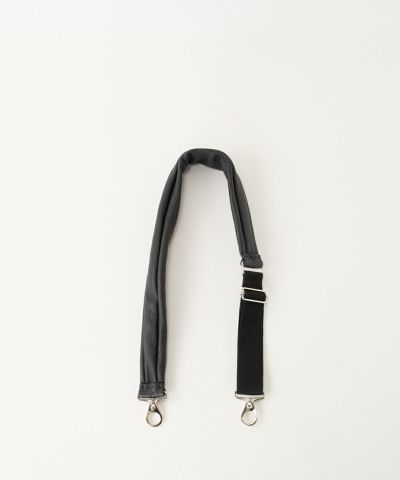 ebagos ソフトショルダーベルト フニュ・シュリンク BLACK