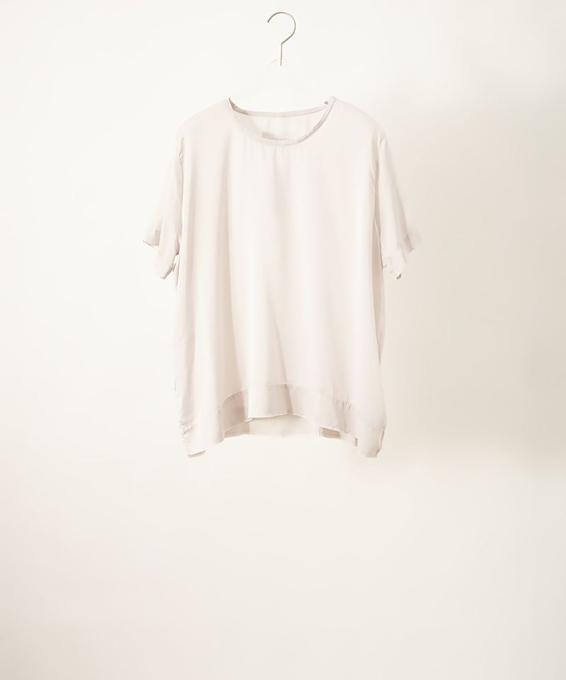 プライベート0204 シルク　カットソー private 02 04 シルクTシャツプライベート 02 04 | マドリガル