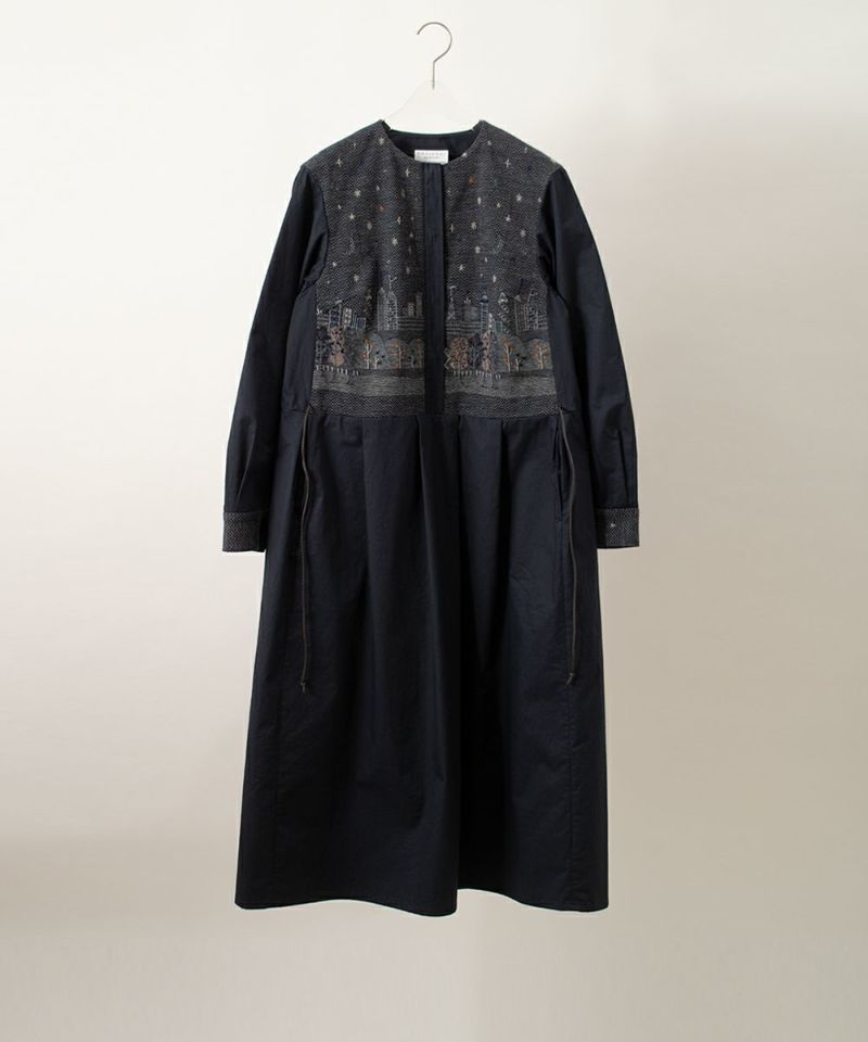 アンティパスト マドリガル デザイン クルーネックセーター ブラック