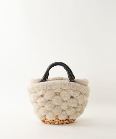 ebagos テンダーバスケット ウールボア NATURALエバゴス | マドリガル